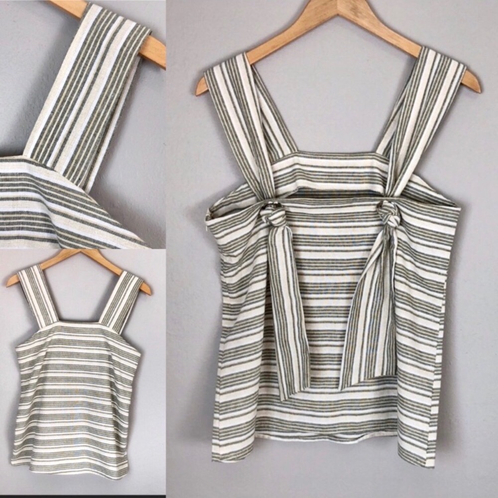 LINEN LUX Stripe Tank